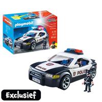 PLAYMOBIL City Action politiewagen met zwaailicht 5673 - thumbnail