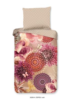 HIP Dekbedovertrek "mandala's en bloemen" - Multi - (200x200/220 cm) - Katoen Satijn
