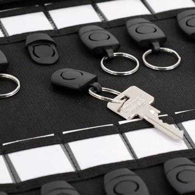 Juscha JU-46226 Sleutelmap STOP Luzon A4 met 28 Afneembare Sleutelringen Grijs