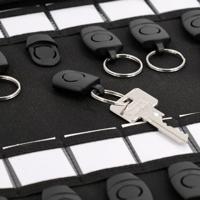 Juscha JU-46226 Sleutelmap STOP Luzon A4 met 28 Afneembare Sleutelringen Grijs - thumbnail