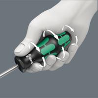 Wera schroevendraaierset 334/335/6 kraftform plus, lasertip met rek (zwart/groen, 6-delig) - thumbnail