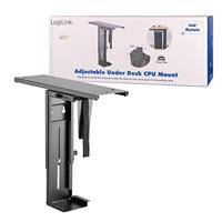 LogiLink EO0004 EO0004 PC-houder Onder tafel Zwart Belastbaar tot: 10 kg - thumbnail