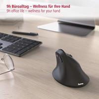 Hama Verticale Ergonomische Draadloze Muis EMW-500 6 Knoppen Zwart - thumbnail