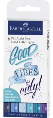 Faber Castell fc-267123 tekenstift faber-castell pitt artist pen letteringset 6x