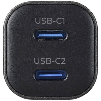 VOLTCRAFT CPS-40W/ 2 VC-RA401 USB-oplader 40 W 2x USB-C USB PD 3.0 Zilver-zwart Auto VOLTCRAFT CPS-40W/ 2 VC-RA401 USB-oplader 40 W 2x USB-C USB PD 3.0 Zilver-zwart Auto