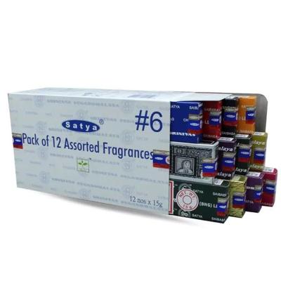 Satya Wierook Assortiment 6 - 12 Soorten (12 pakjes) Satya Wierook Assortiment 6 - 12 Soorten (12 pakjes)
