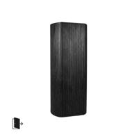 LABEL51 Bergkast Miya - Zwart - Mangohout - 140 cm - Rechts - thumbnail