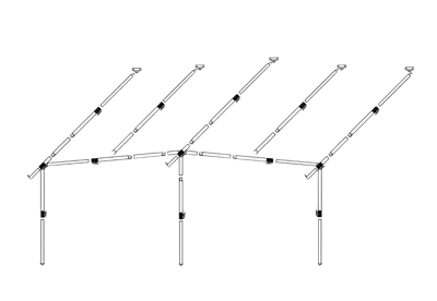 Dorema Frame Voortent Aluminium 28mm diepte 240 Dorema Frame Voortent Aluminium 28mm diepte 240