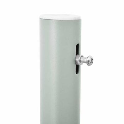 Tuinscherm uittrekbaar 140x600 cm grijs Tuinscherm uittrekbaar 140x600 cm grijs