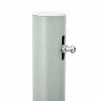 Tuinscherm uittrekbaar 140x600 cm grijs - thumbnail