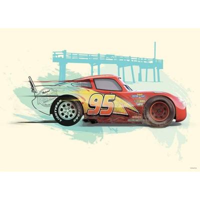 Kunstdruk Cars - Lightning McQueen - 70x50cm