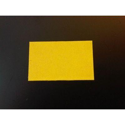 Etiket 2616 rechthoek geel afneembaar