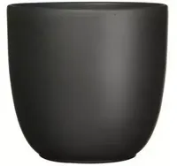Mica Decorations tusca pot zwart 16x17cm - thumbnail