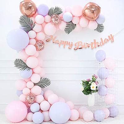 Letterslinger Happy Birthday Rose Goud 16x62cm