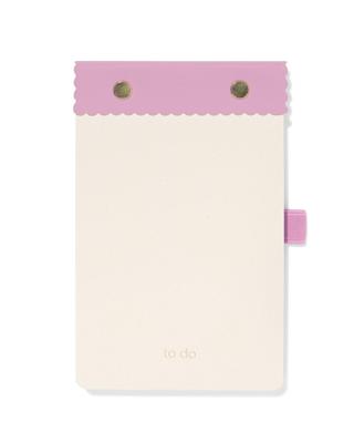 HEMA Notitieboek to do gelinieerd scallop (beige)