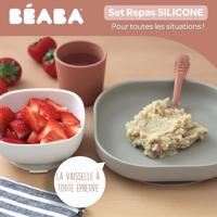 Serviesset 4 items silicone BEABA terracotta - thumbnail