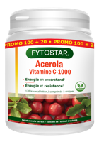 Fytostar Acerola vitamine C 1000 120 Zuigtabletten - thumbnail