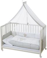 roba Babybed Room Bed 60 x 120 cm (Hartenbreker beer, Wit) - thumbnail