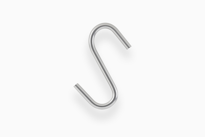 Metafranc S-Haak 50 Mm Rvs Look W - WU0200647