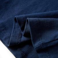 Kindershirt met lange mouwen dierenprint 104 marineblauw - thumbnail