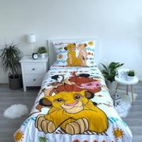 Disney The Lion King Dekbedovertrek Timon en Pumba - 140 x 200 cm - thumbnail