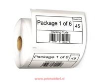 DYMO 102 x 59 mm Wit 1150 stuk(s) S0947420 Verzendetiketten, Etiketten voor naambordjes - thumbnail