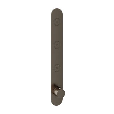 Douchethermostaat Hotbath Cobber Inbouw 3 Pushbuttons Verouderd IJzer (excl. inbouwdeel)
