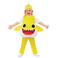 Baby Shark Kostuum Peuter Geel - thumbnail