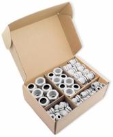 Quadrios 2009CA106 Wartel assortiment PA66 Grijs-wit (RAL 7035) 1 set(s) - thumbnail