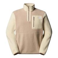The North Face Yumiori 1/4 Zip Fleece Heren Mushroom Grey/Gravel/Mocha Brown L - thumbnail