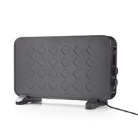 Nedis Convectieverwarming | 1200/2000 W | Zwart - thumbnail