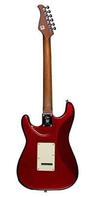 Mooer GTRS Guitars Standard 800 Metal Red Intelligent Guitar met gigbag