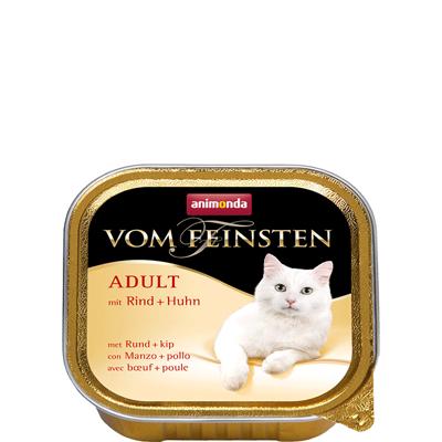 ANIMONDA Vom Feinsten Adult Beef with chicken - nat kattenvoer - 100g