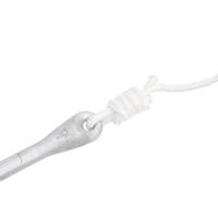 VidaXL Anker met touw inklapbaar 3,2 kg smeedijzer zilverkleurig - thumbnail