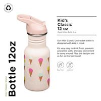 Klean Kanteen KlK 12oz Classic Narrow met flipsportdop Drinkfles Ice Cream 355ml - thumbnail