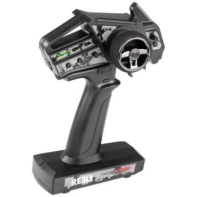 Reely GT2+2 GYRO RC pistoolzender 2,4 GHz Aantal kanalen: 4 Incl. ontvanger Reely GT2+2 GYRO RC pistoolzender 2,4 GHz Aantal kanalen: 4 Incl. ontvanger