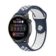 Sport Edition - Donkerblauw + wit - Samsung Galaxy Watch - 46mm Sport Edition - Donkerblauw + wit - Samsung Galaxy Watch - 46mm