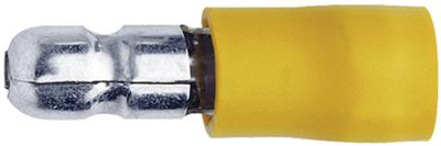 Klauke 1050 Ronde connector 4 mm² 6 mm² Stift-Ø: 5 mm Deels geïsoleerd Geel 1 stuk(s)