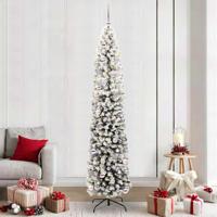 VidaXL Kunstkerstboom groen 240 cm pvc en staal en kunststof - thumbnail