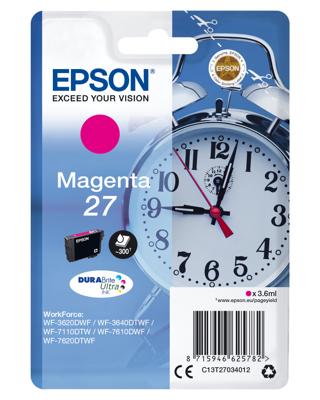 Epson C13T27034022 3.6ml 300pagina's Magenta inktcartridge