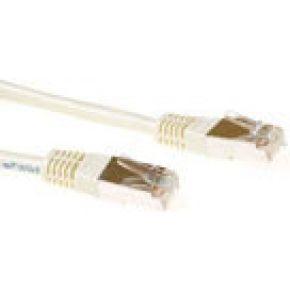 ACT Ivoor 20 meter F/UTP CAT5E patchkabel met RJ45 connectoren ACT Ivoor 20 meter F/UTP CAT5E patchkabel met RJ45 connectoren