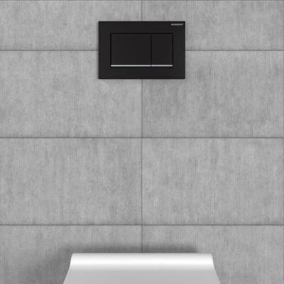 Geberit Sigma 20 (ex Sigma 30) bedieningspaneel glans wit/goud voor Sigma reservoirs 8cm (UP720) en 12cm (UP320)