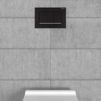 Geberit Sigma 20 (ex Sigma 30) bedieningspaneel glans wit/goud voor Sigma reservoirs 8cm (UP720) en 12cm (UP320) - thumbnail