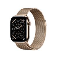 Apple Watch Series 11 GPS + Cellular 42 mm Titanium kast Milanese Loop Goud M/L - thumbnail