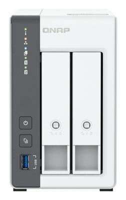 QNAP TS-216G data-opslag-server NAS Tower Cortex-A Cortex-A55 4 GB 0 TB Wit