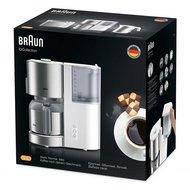 Braun KF5105 Koffiezetapparaat Wit/Zilver - thumbnail
