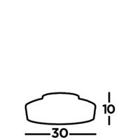 Searchlight Badkamer plafondlampPuck - 60961BK - thumbnail