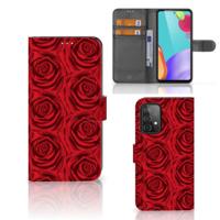 Samsung Galaxy A52 Hoesje Red Roses - thumbnail