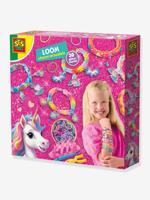 SES Creative Loom charms eenhoorn armband creatieset meerkleurig - thumbnail