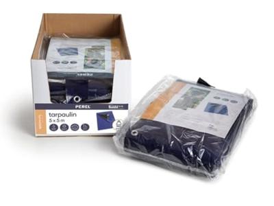 Dekzeil blauw/zwart zeer sterk 5 x 5 m Velleman - Velleman Dekzeil blauw/zwart zeer sterk 5 x 5 m Velleman - Velleman